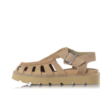 CLARKS ORIGINALS WOMENS MEARE BUCKLE DARK MAPLE SUEDE - Shoelosophy