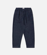 UNIVERSAL WORKS OXFORD PANT 33650 FUTURE DENIM INDIGO - Shoelosophy
