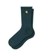 CARHARTT WIP CHASE SOCKS I029421 DEEP LAGOON - Shoelosophy