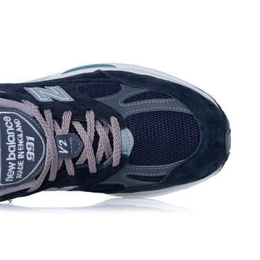 NEW BALANCE 991 V2 MADE IN ENGLAND U991NV2 NAVY - Shoelosophy