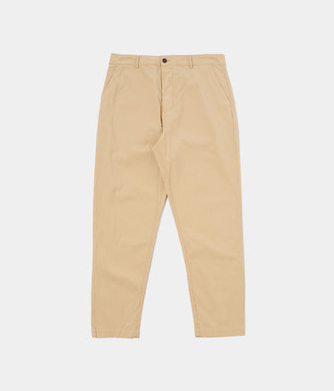 UNIVERSAL WORKS MILITARY CHINO 32528 SEERSUCKER II SAND - Shoelosophy