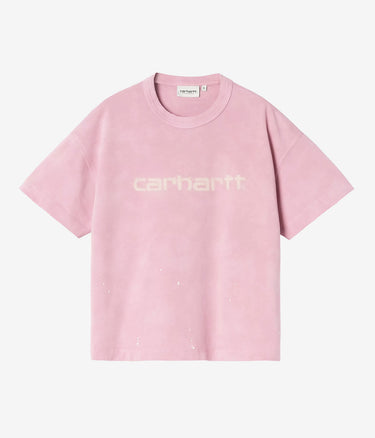 CARHARTT WIP WOMENS PAINTER T-SHIRT I036848 HORTENSIA DESTROY WASH - Shoelosophy