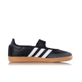 ADIDAS WOMENS SAMBA JANE JQ6445 CARBON BLACK WHITE - Shoelosophy