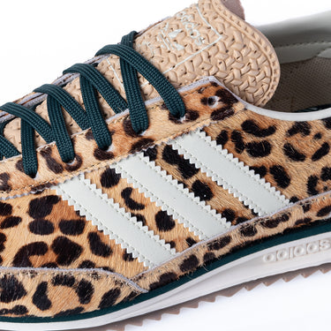 ADIDAS WOMENS SL 72 OG KI4205 MAGIC BEIGE IVORY LEOPARD PRINT - Shoelosophy