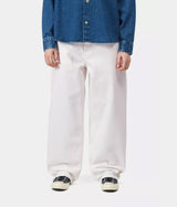 CARHARTT WIP 여성 BRANDON 팬츠 I035892 화이트 린스 - Shoelosophy