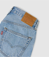 LEVI'S WOMENS 501 90s DENIM A1959-0117 HALLOWED OUR SELVEDGE - Shoelosophy