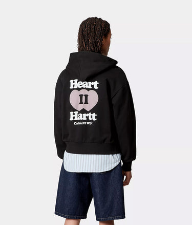 CARHARTT WIP DAMEN HOODED HEART II HARTT JACKET I035242 SCHWARZ - Shoelosophy