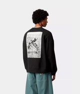 CARHARTT WIP NO PLAY SWEATSHIRT I035609 SCHWARZ - Shoelosophy