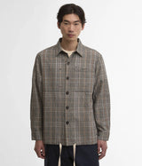 BARBOUR HERITAGE+ FIFE CHECKERED OVERSHIRT MOS0461BE13 NEUTRAL - Shoelosophy
