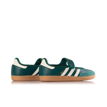 ADIDAS WOMENS SAMBA JANE JR7340 COLLEGIATE GREEN GUM - Shoelosophy