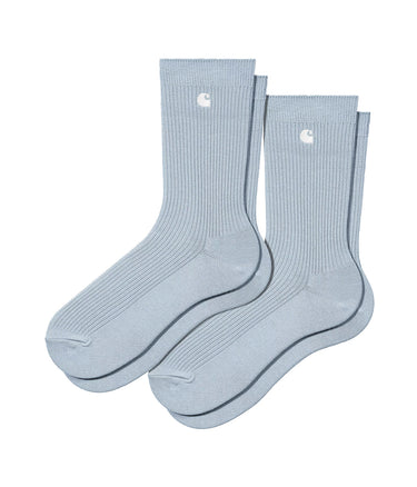 CARHARTT WIP MADISON SOCKS I034572 AIR SKY 2 PAAR PACK - Shoelosophy