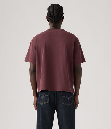 LEVI'S BOXY SHORT SLEEVE TEE 0049F-0037 VINYARD WINE