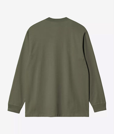 CARHARTT WIP CHASE LANGARM T-SHIRT I026392 BLATTGRÜN - Shoelosophy
