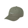 CARHARTT WIP CANVAS SCRIPT CAP I028876 BLATTTURMALIN - Shoelosophy