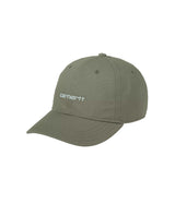 CARHARTT WIP CANVAS SCRIPT CAP I028876 BLATTTURMALIN - Shoelosophy