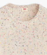LEVI'S WOMENS SNOWFLAKE PULLOVER A9283-0000 SUNNY CREAM CONFETTI - Shoelosophy
