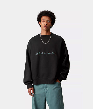 CARHARTT WIP NO PLAY SWEATSHIRT I035609 SCHWARZ - Shoelosophy