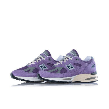 NEW BALANCE 991 V2 MADE IN ENGLAND U991LV2 DUSK PURPLE SAGE - Shoelosophy