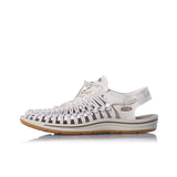 KEEN WOMENS UNEEK 1026231 NATURAL CANVAS BIRCH - Shoelosophy